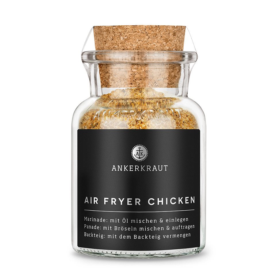 Ankerkraut Gewürz Air Fryer Chicken, 105g im Korkenglas, Ankerkraut Gewürzsalz