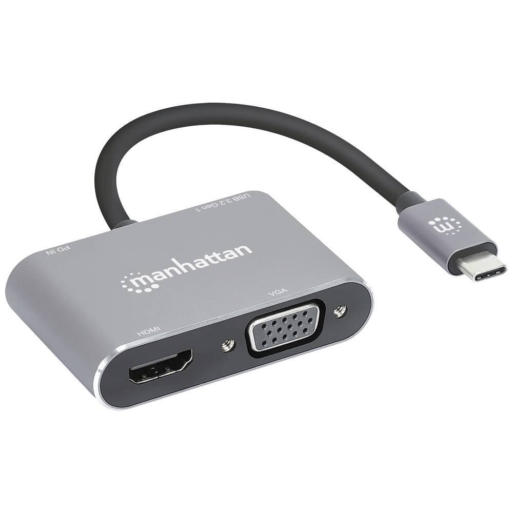 Laptop-Dockingstation USB-C® auf HDMI & VGA 4-in-1 Docking