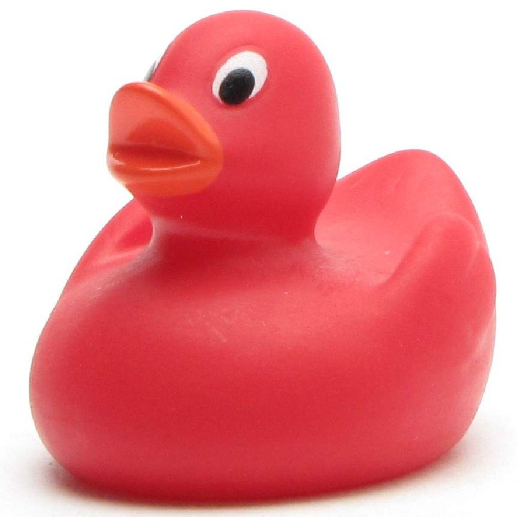 Badespielzeug 4,5 Duckshop cm Badeente - Quietscheentchen - rot