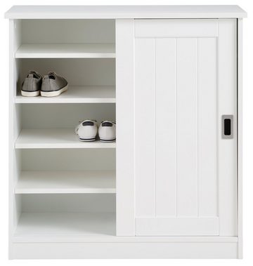 Home affaire Garderoben-Set Nekso, (2-St), bestehend aus Schuhkommode und Garderobenpaneel