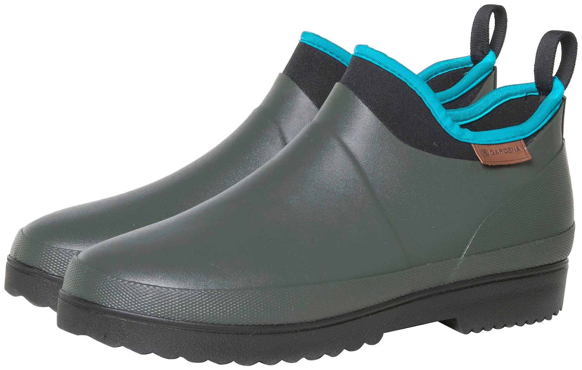 GARDENA Rubber Boot Low Cut Gummistiefelette Ankle-Boot-Schaft mit  Slip-in-Funktion, GARDENA Unisex-Boots im Gardening-Design