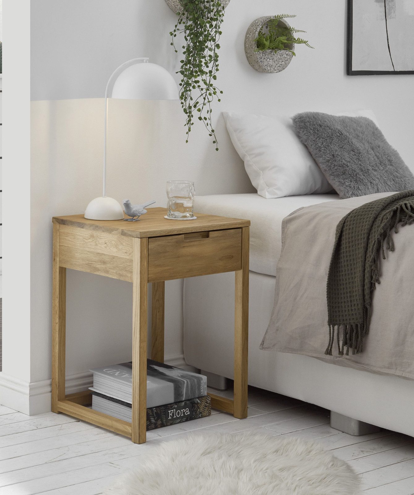 Furn.Design Nachttisch Westrup (Nachtkonsole in Eiche günstig online kaufen
