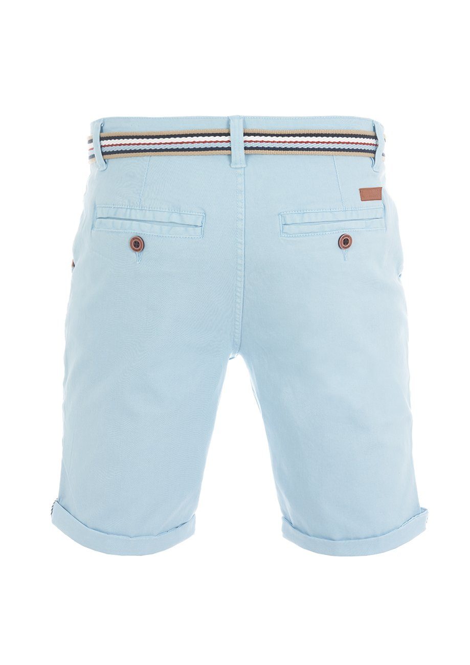 riverso Chinoshorts Herren Shorts RIVKlaas Regular Fit Bermudashorts mit Gürtel
