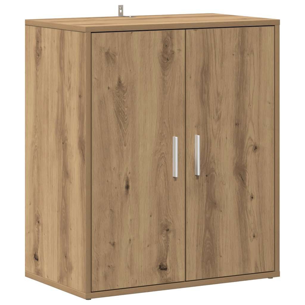 vidaXL Schuhregal Schuhregal Artisan-Eiche 60x35x70 cm Holzwerkstoff, 1-tlg.