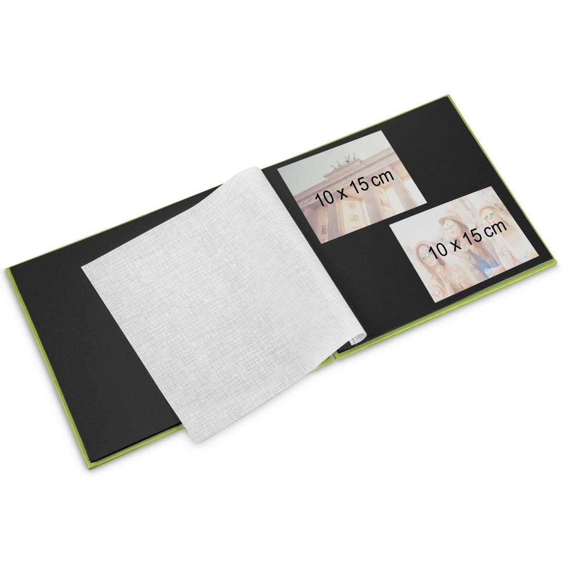 Hama Fotoalbum Fine Art, 50 28 cm, 24 x Photoalbum Seiten, Flamingo