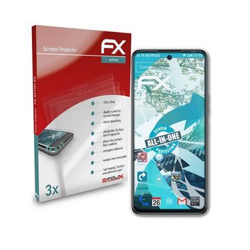 atFoliX Schutzfolie Displayschutzfolie für Tecno Camon 18, (3 Folien), Ultraklar und flexibel