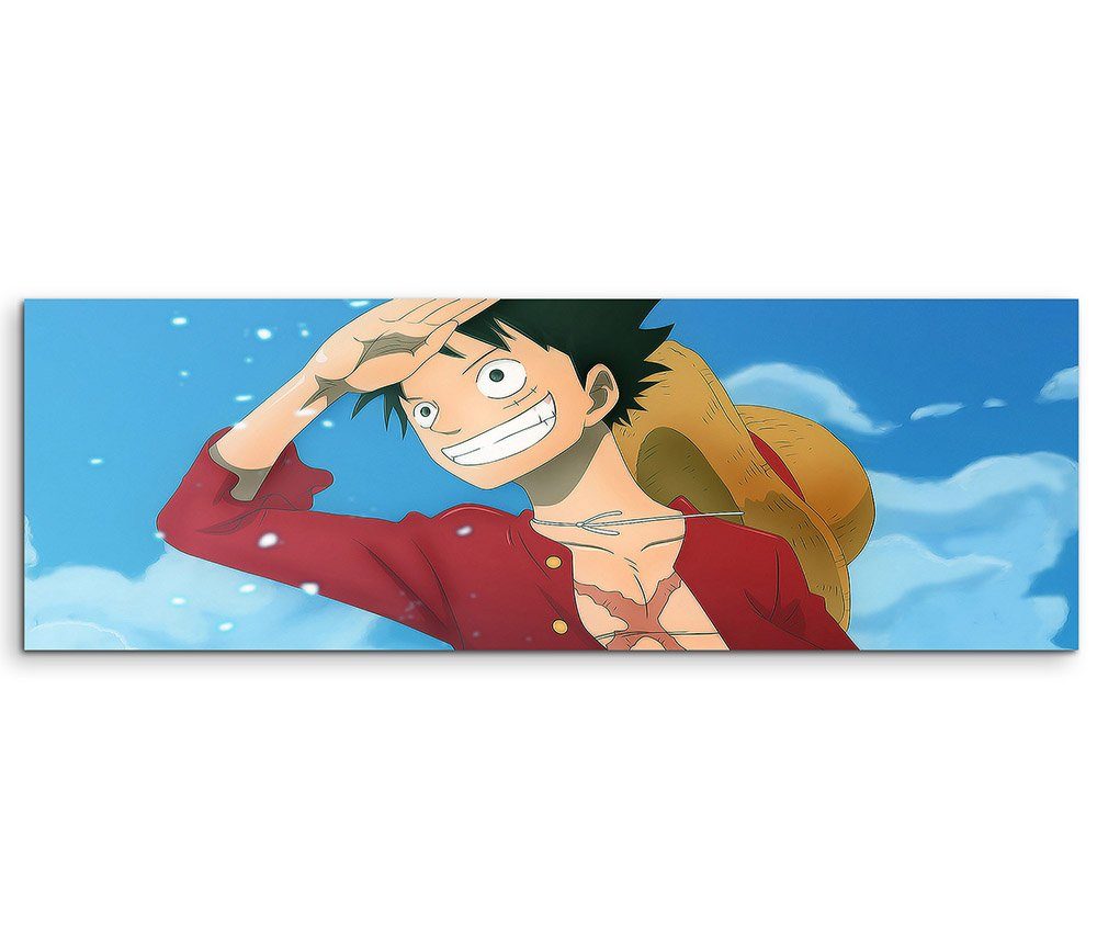Sinus Art Leinwandbild One Piece Monkey d Luffy 150x50cm