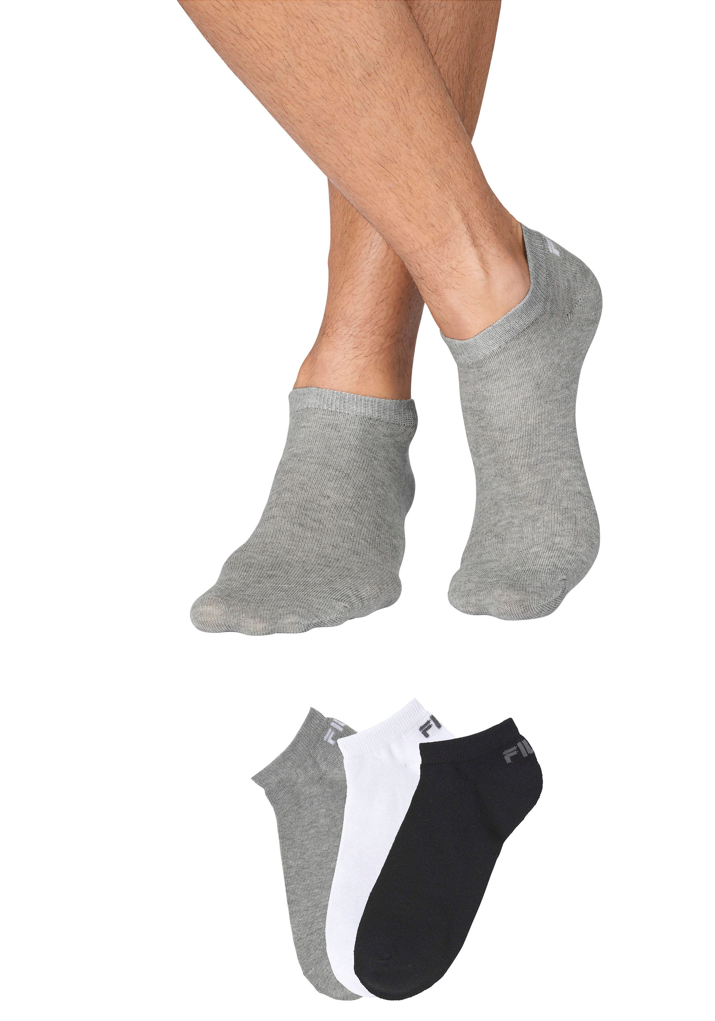 Fila Socken UNISEX INVISIBLE PLAIN SOCKS (3-Paar) mit eingestricktem Logo a günstig online kaufen
