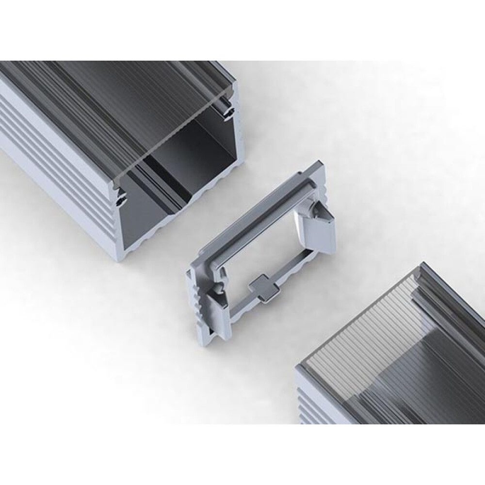 Velleman LINEARES VERBINDUNGSSTÜCK FÜR LED-PROFIL (PLA) - ALUMINIUM - SILBER Lampenstativ