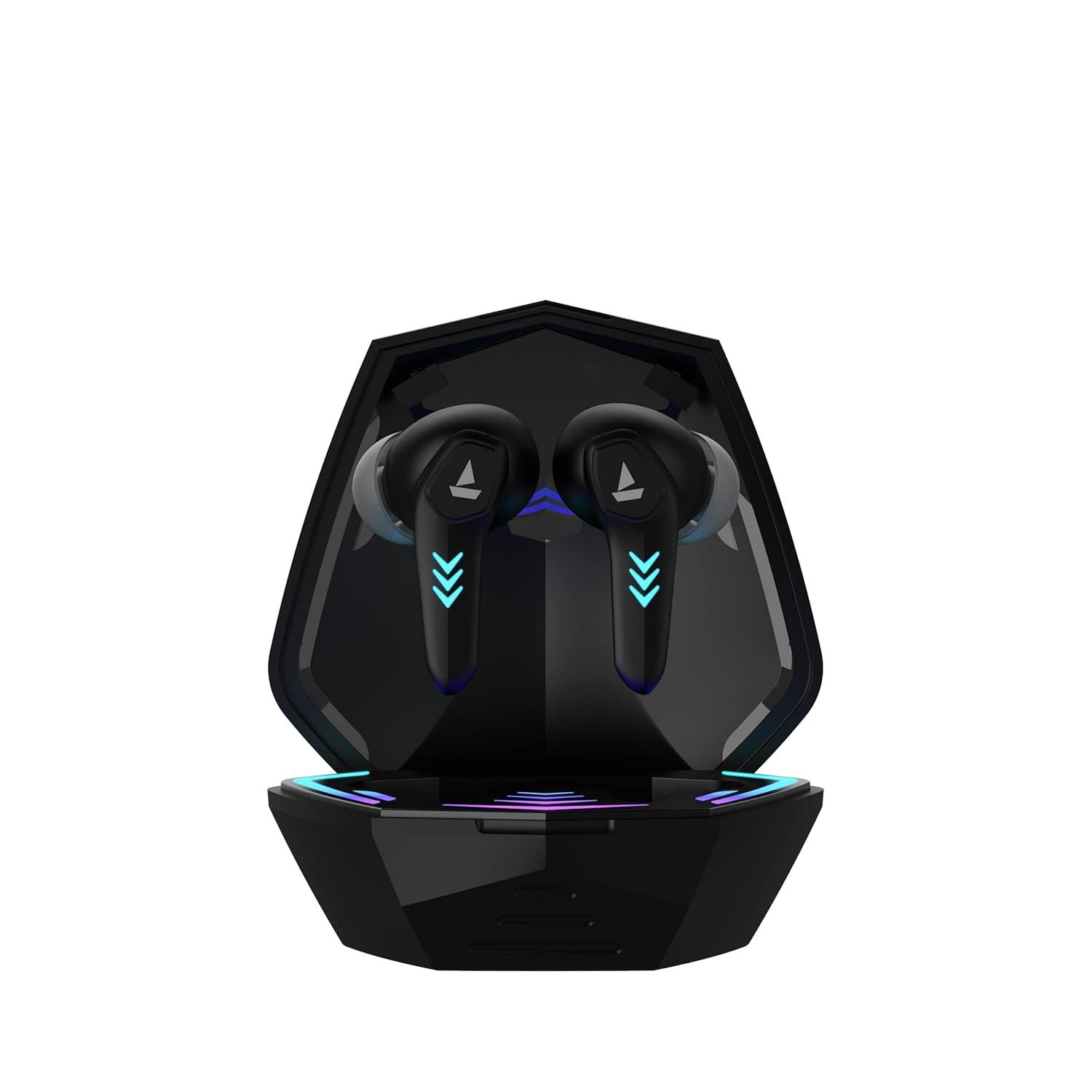 boAt Immortal 131 TWS In-Ear Ohrhörer kabellos Bluetooth wireless In-Ear-Kopfhörer (Bluetooth, Gaming-Modus, Mikrofon, kabellos, Schnellladen5.3)