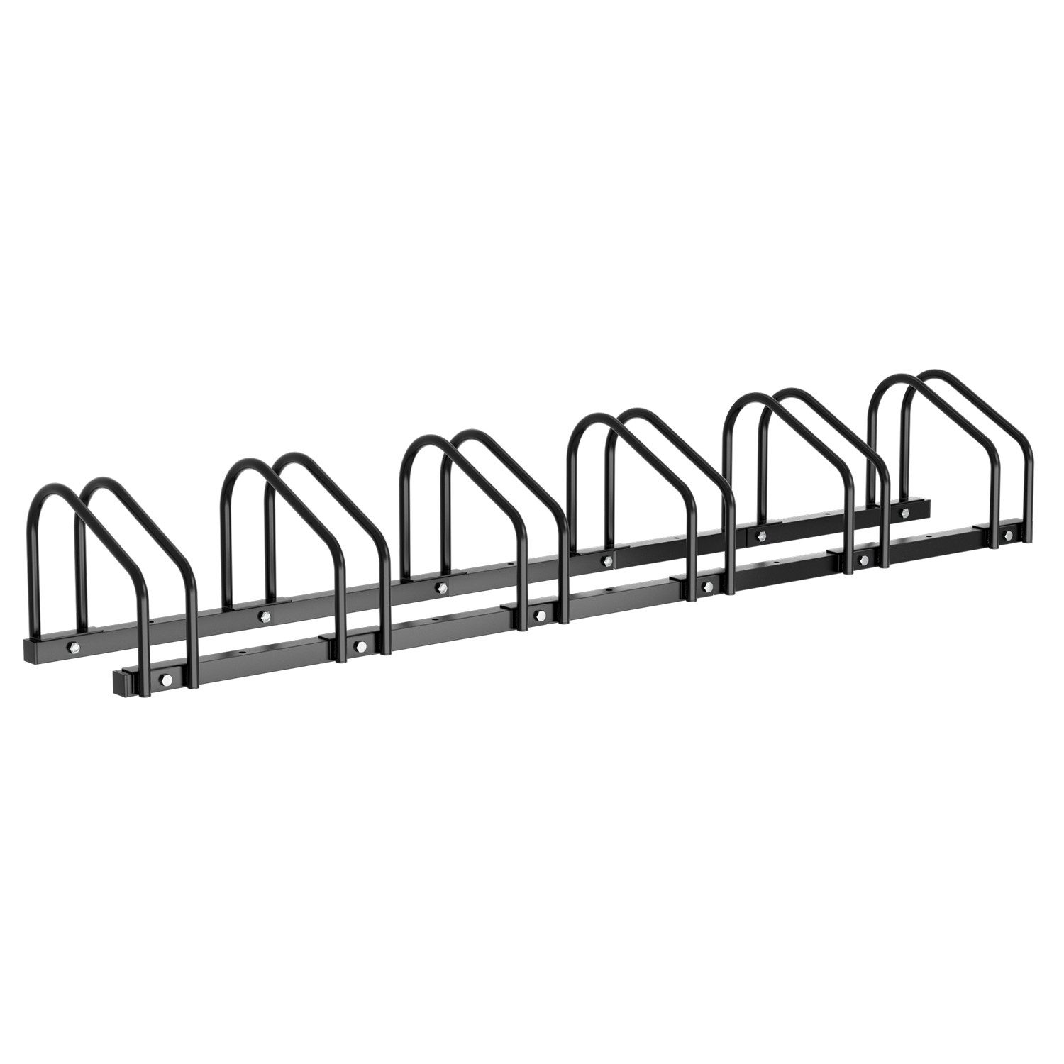 Clanmacy Fahrradständer Radständer Boden- und Wandmontage, aus Verzinkter Stahl, Verwendbare Reifenbreite: 3,5-5,5 cm