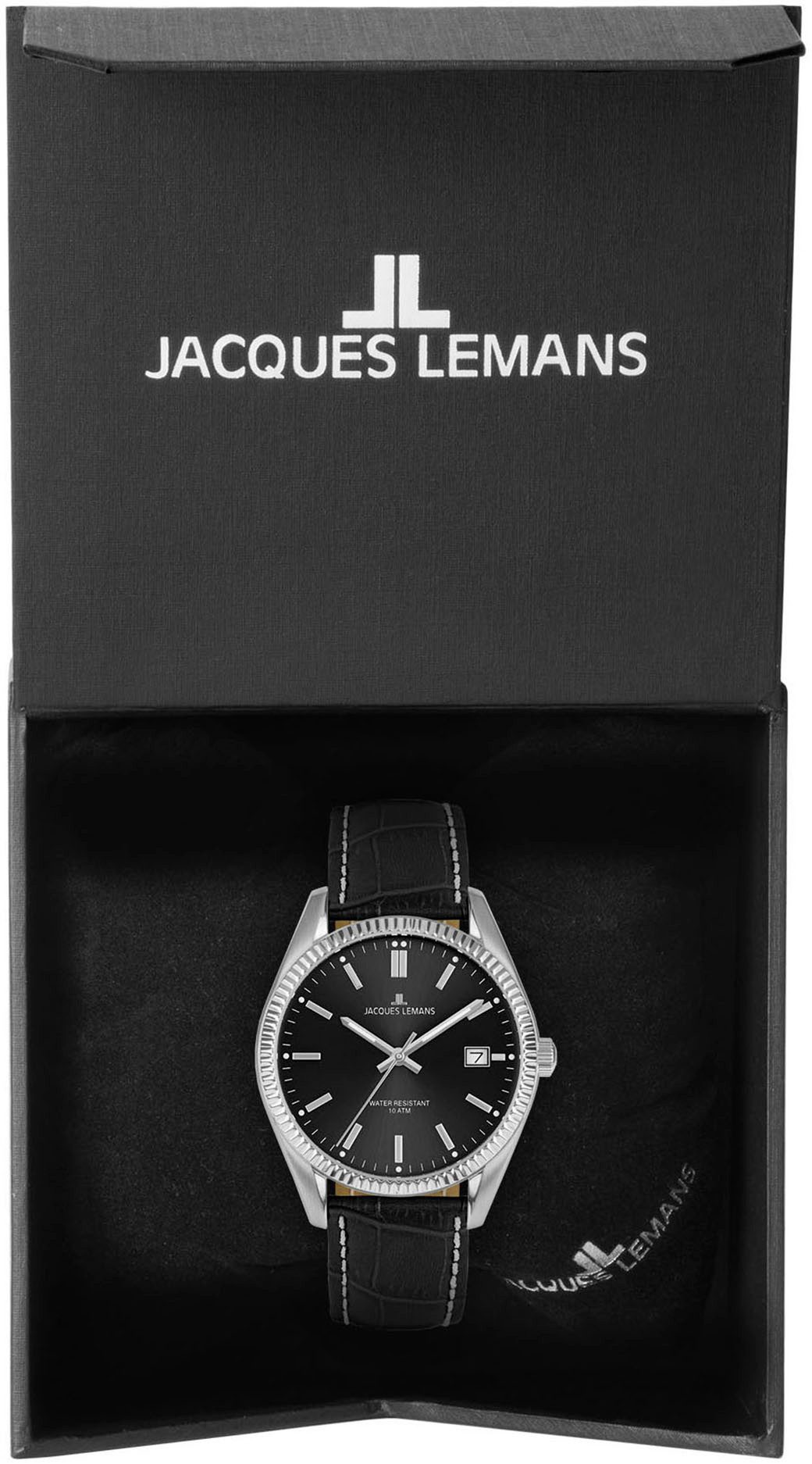 Jacques Lemans Quarzuhr 50-3P, Armbanduhr, Herrenuhr, günstig online kaufen