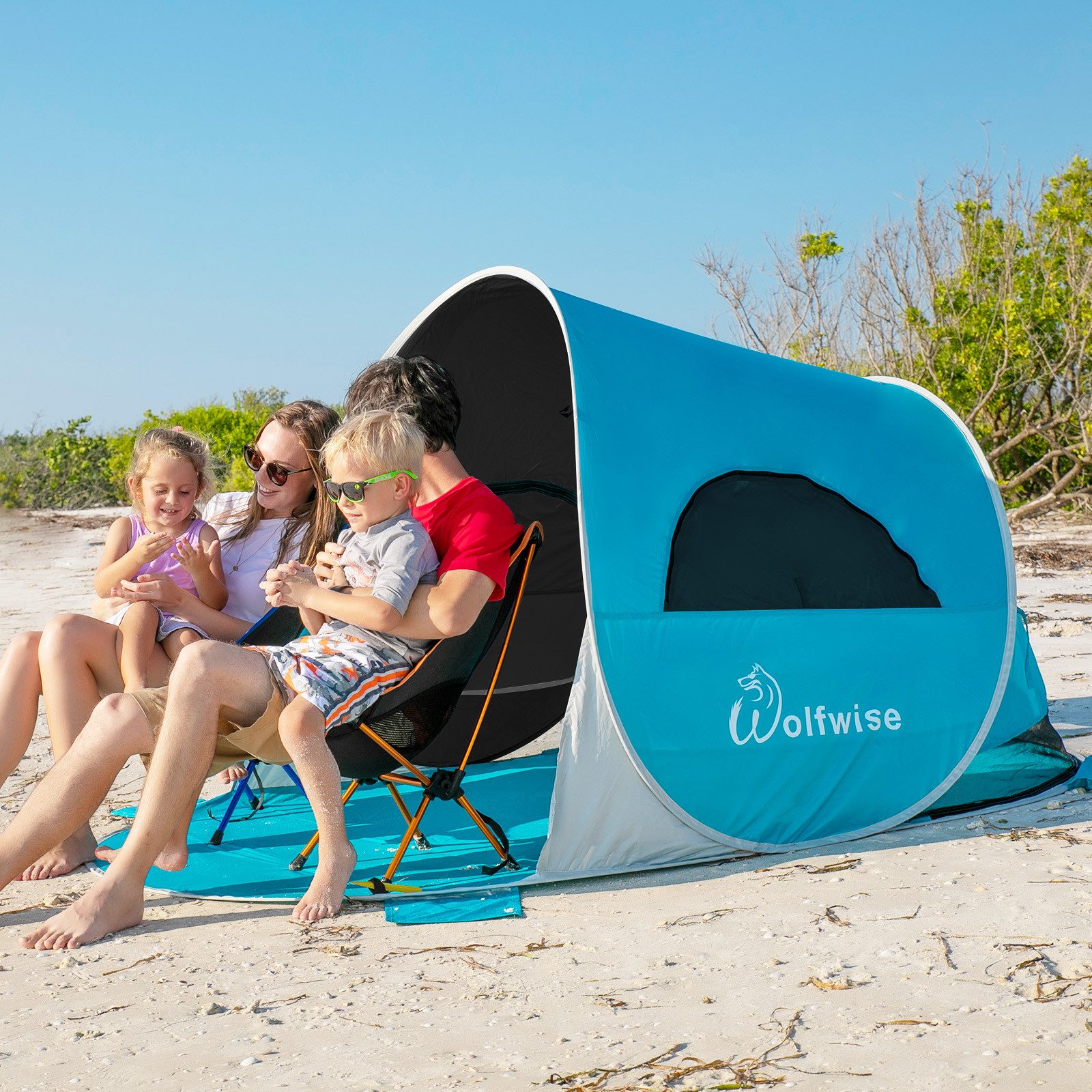Lifewit Kuppelzelt Strandmuschel Pop-Up Zelt mit günstig online kaufen