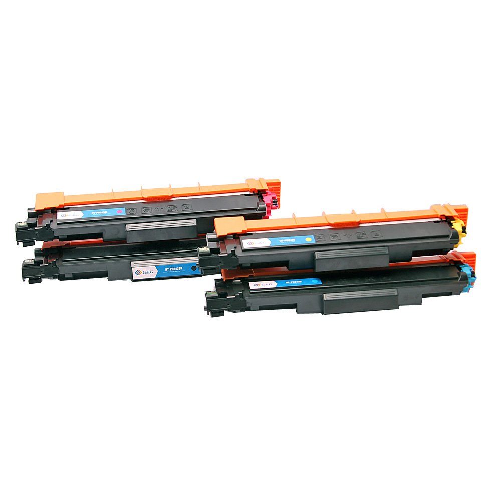 ABC Tonerkartusche, (Kompatibles Set 4x Toner für Brother TN-243 DCP-L3510CDW, DCP-L3510CDW DCP-L3517CDW DCP-L3550CDW HL-L3210CW HL-L3230CDW HL-L3270), CDW HL-L3280CDW MFC-L3710CW MFC-L3730CDN MFC-L3740CDN MFC-L3750CDW MFC