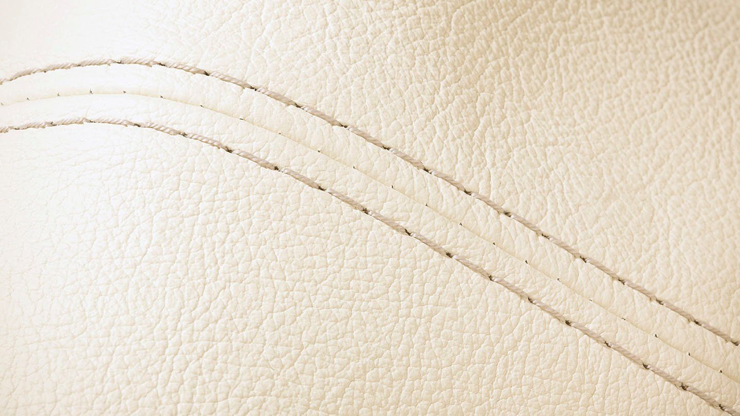 taboo, mit mit 3-Sitzer Kontrastnaht weiß Normaltiefe, inklusive Armlehnenverstellung, Z59 W.SCHILLIG
