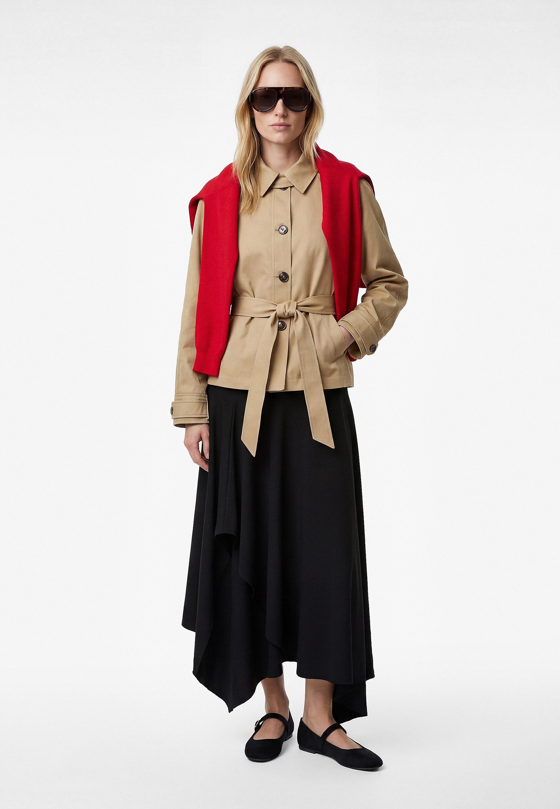 Koton Trenchcoat Regular Mit Bauchgurt Trenchcoat