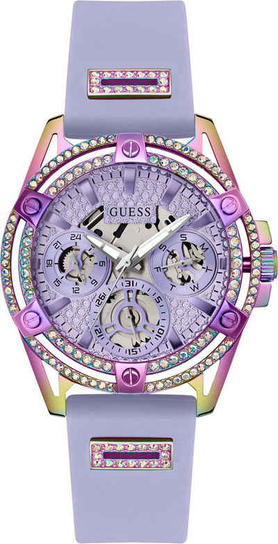 Guess Multifunktionsuhr GW0536L4, Armbanduhr, Quarzuhr, Damenuhr