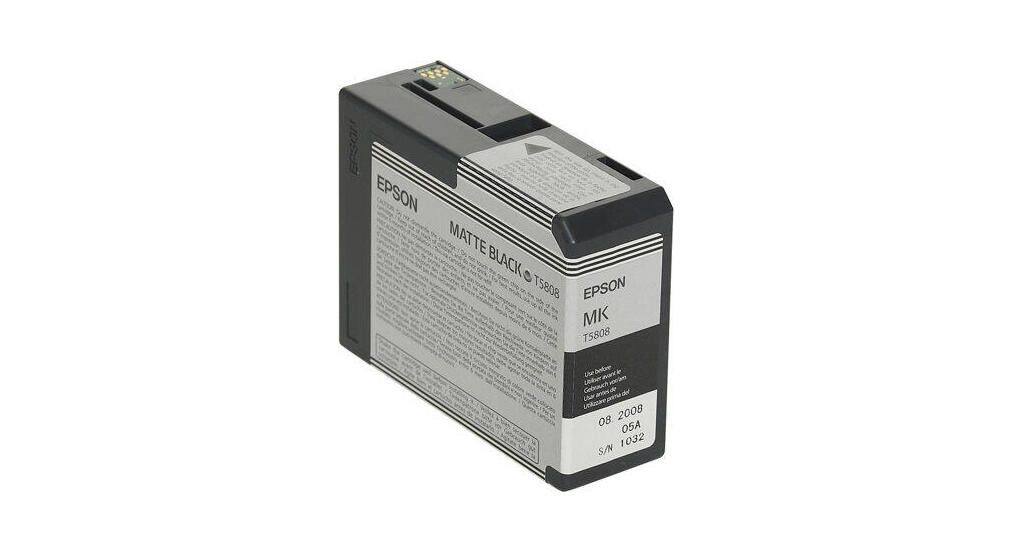 Epson T5808 Druckerpatrone schwarz matt Tintenpatrone