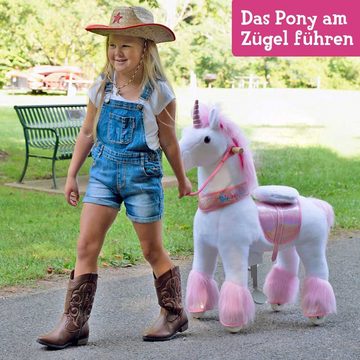 PonyCycle Reitpferd PonyCycle Reiten rosa Zügel, (75 cm)