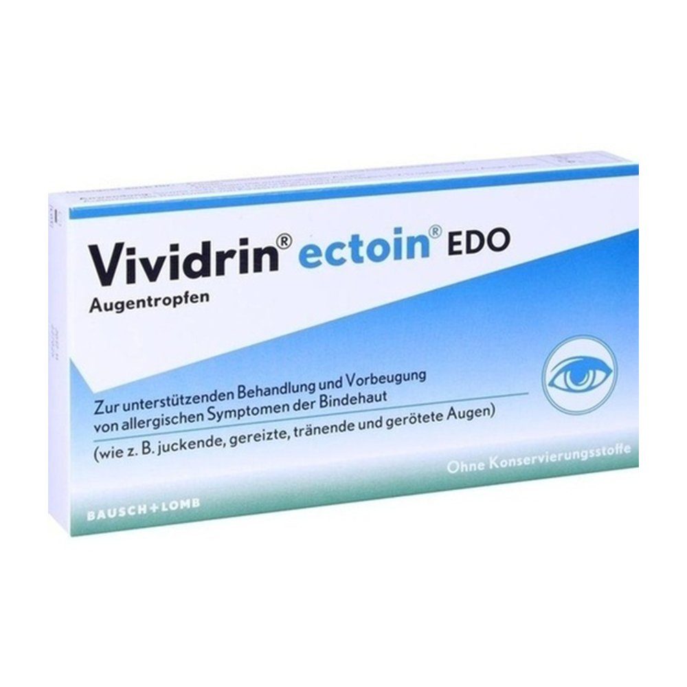 Gerhard 5 Dr. ectoin Mann EDO VIVIDRIN ml Augenpflege-Set Augentropfen