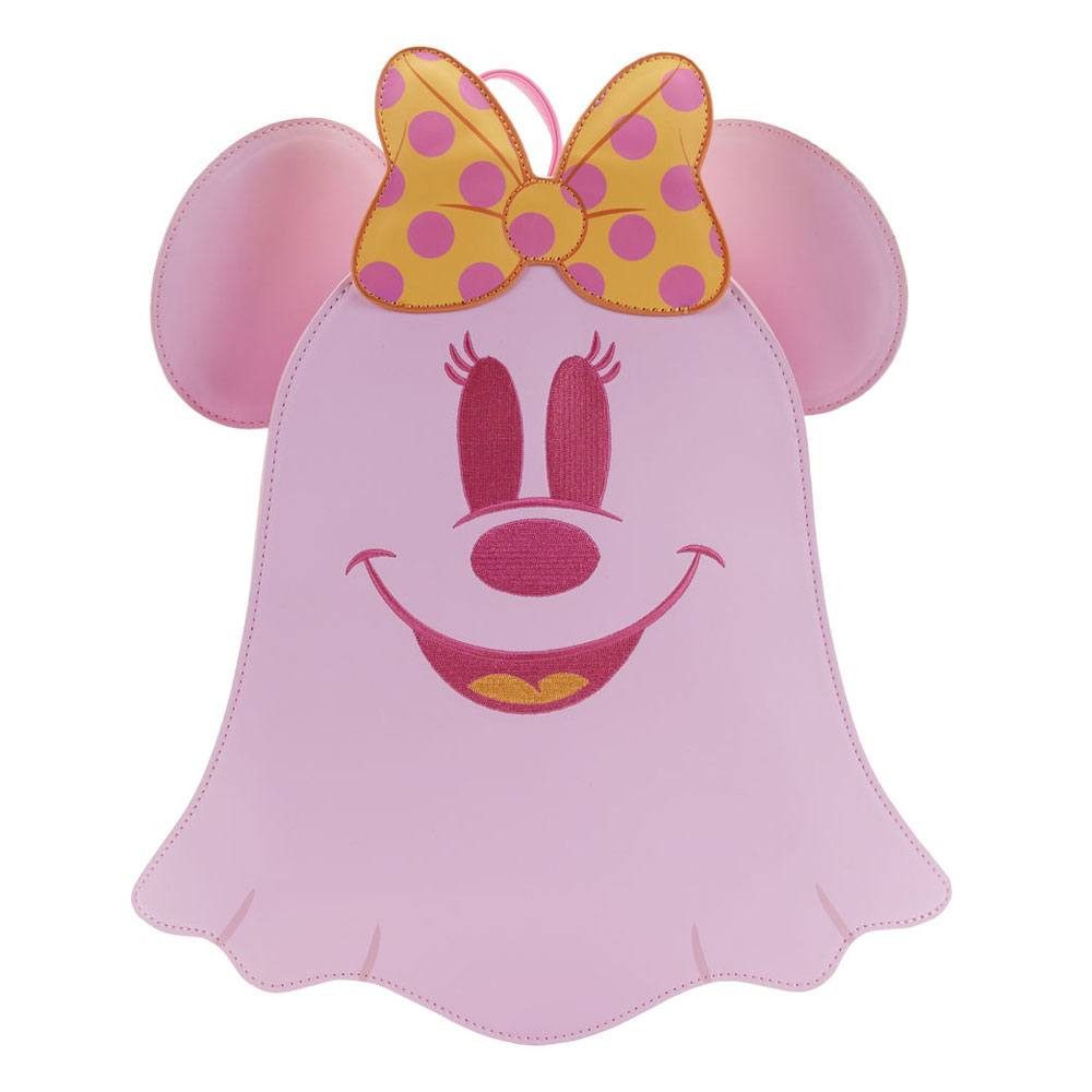Loungefly Minirucksack Disney by Loungefly Rucksack Pastel Ghost Minnie Glow In The Dark (1-tlg), leuchtet im dunkeln