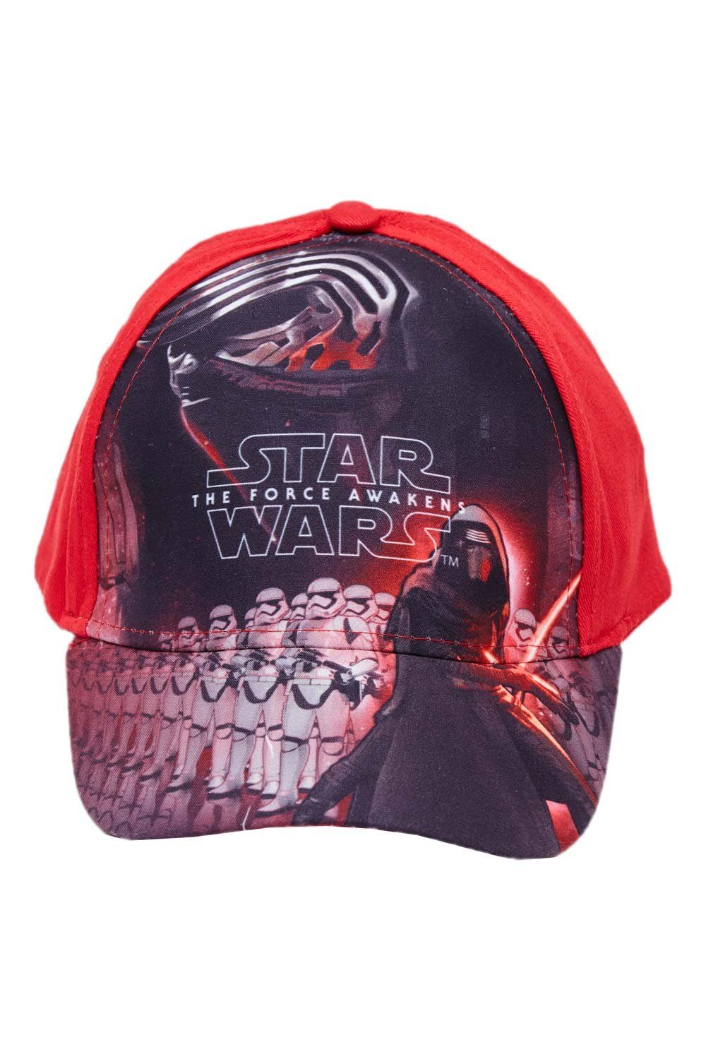 Star Wars Baseball Cap Star Wars Kappe The Force Awakens Jungen Mütze Rot