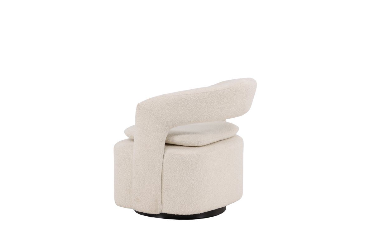 LAUREL Modernes BOURGH (1-St), Design Boucle Loungesessel Stoff - Sessel