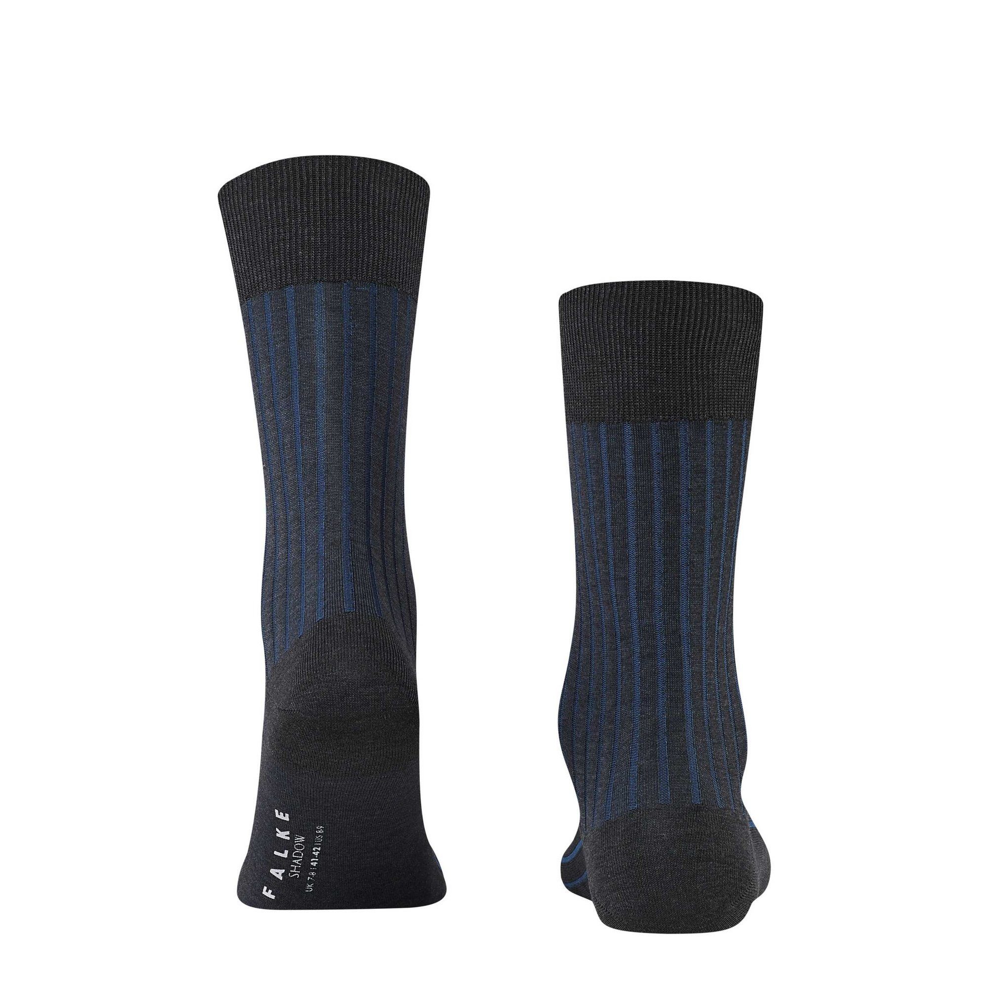 FALKE Kurzsocken Herren Socken 1er Pack Baumwolle Shadow (Packung, 1er Pack)