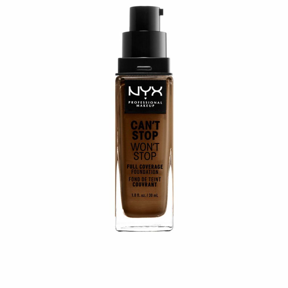 Foundation Can't Stop Won't Stop Full Coverage Foundation Walnut 30ml