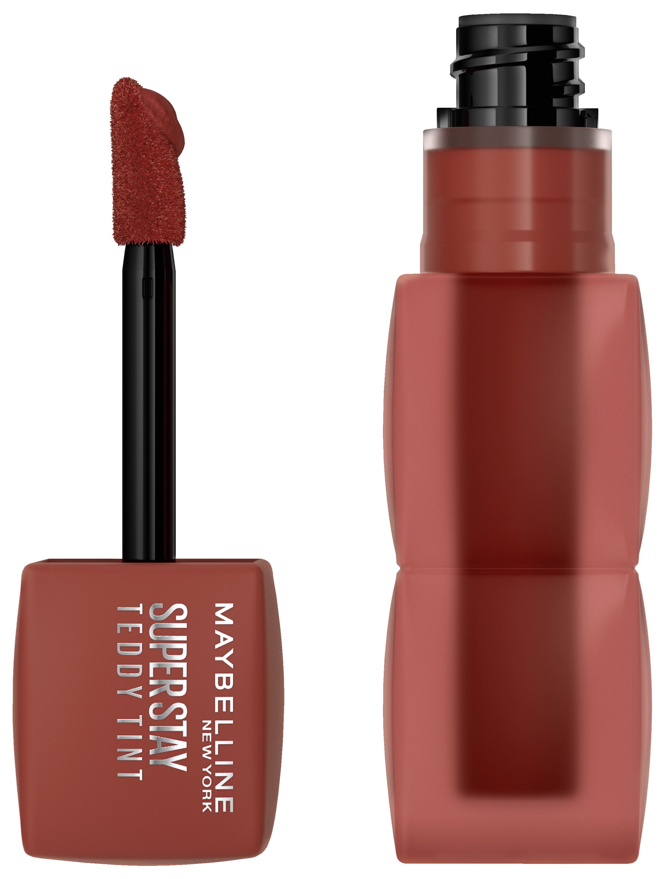 MAYBELLINE NEW YORK Lippenstift SUPER STAY TEDDY TINT LIPPENSTIFT, mit weichem Teddy-Applikator