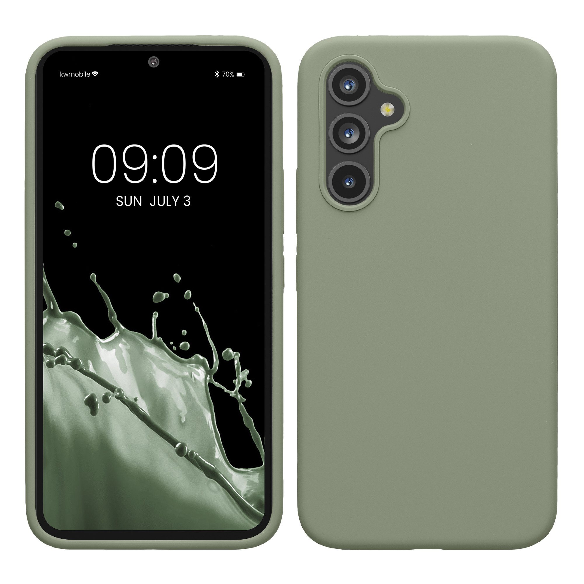 kwmobile Smartphone-Hülle Hülle für Samsung Galaxy A54 5G, Hülle Silikon gummiert - Handyhülle - Handy Case Cover