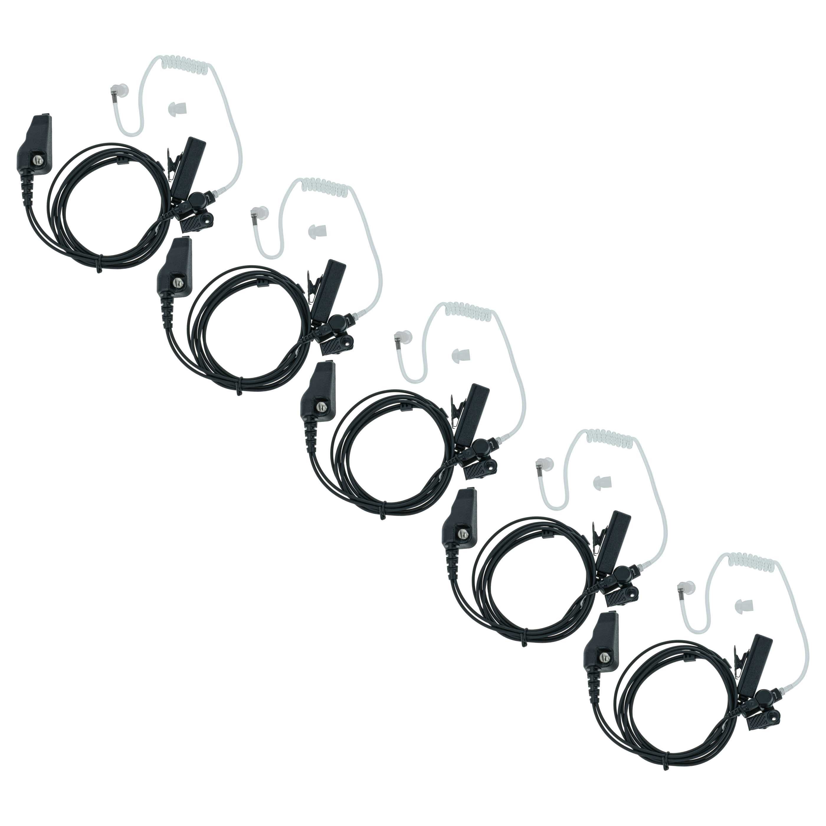 vhbw passend für Kenwood TK-5210, TK-481, TK-480, TK-390 Funkgerät Headset