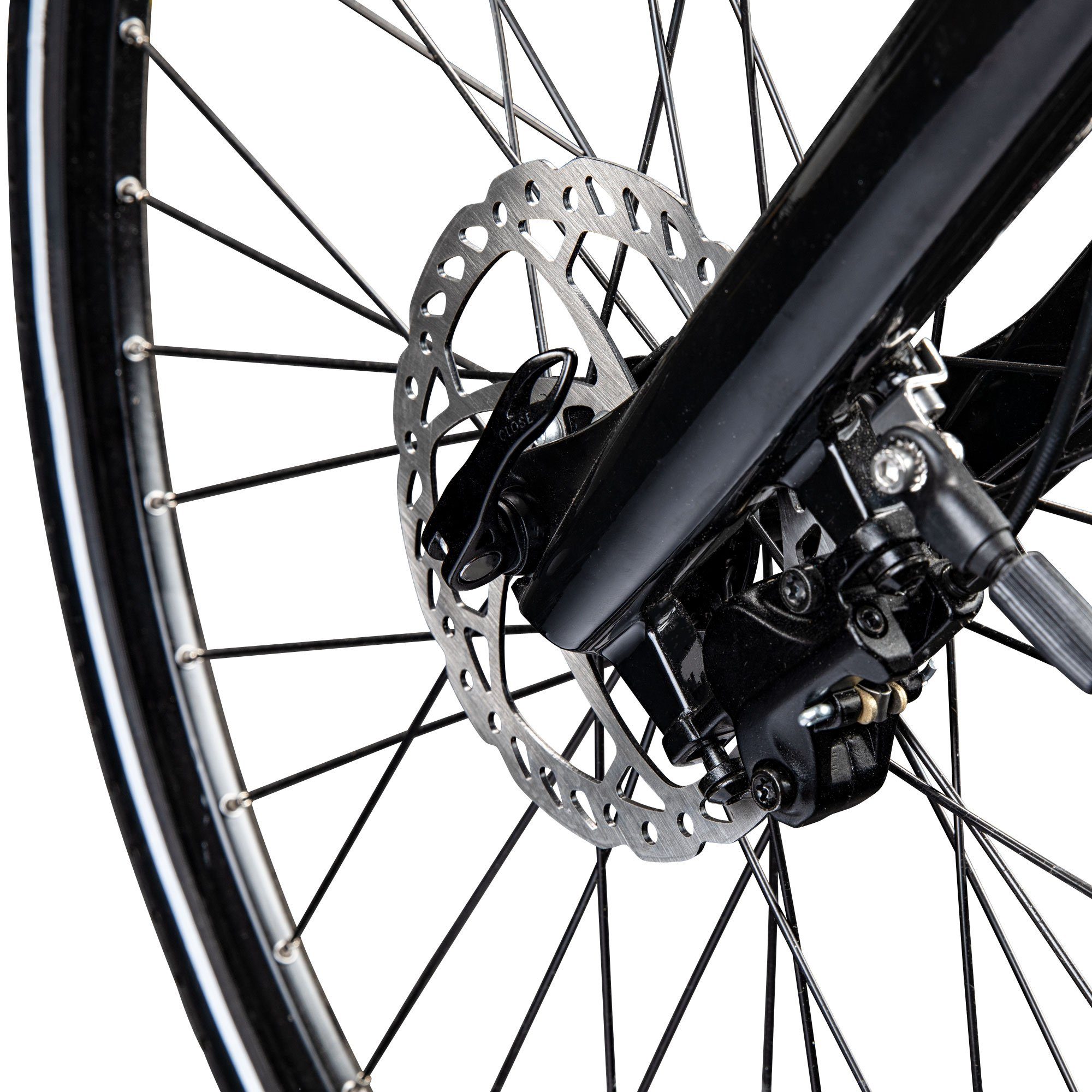 Zündapp Bremsscheibe Light Wave (1-St., mit Schrauben), Fahrrad Bremsscheibe 160 mm hydraulisch mechanisch Scheibenbremse