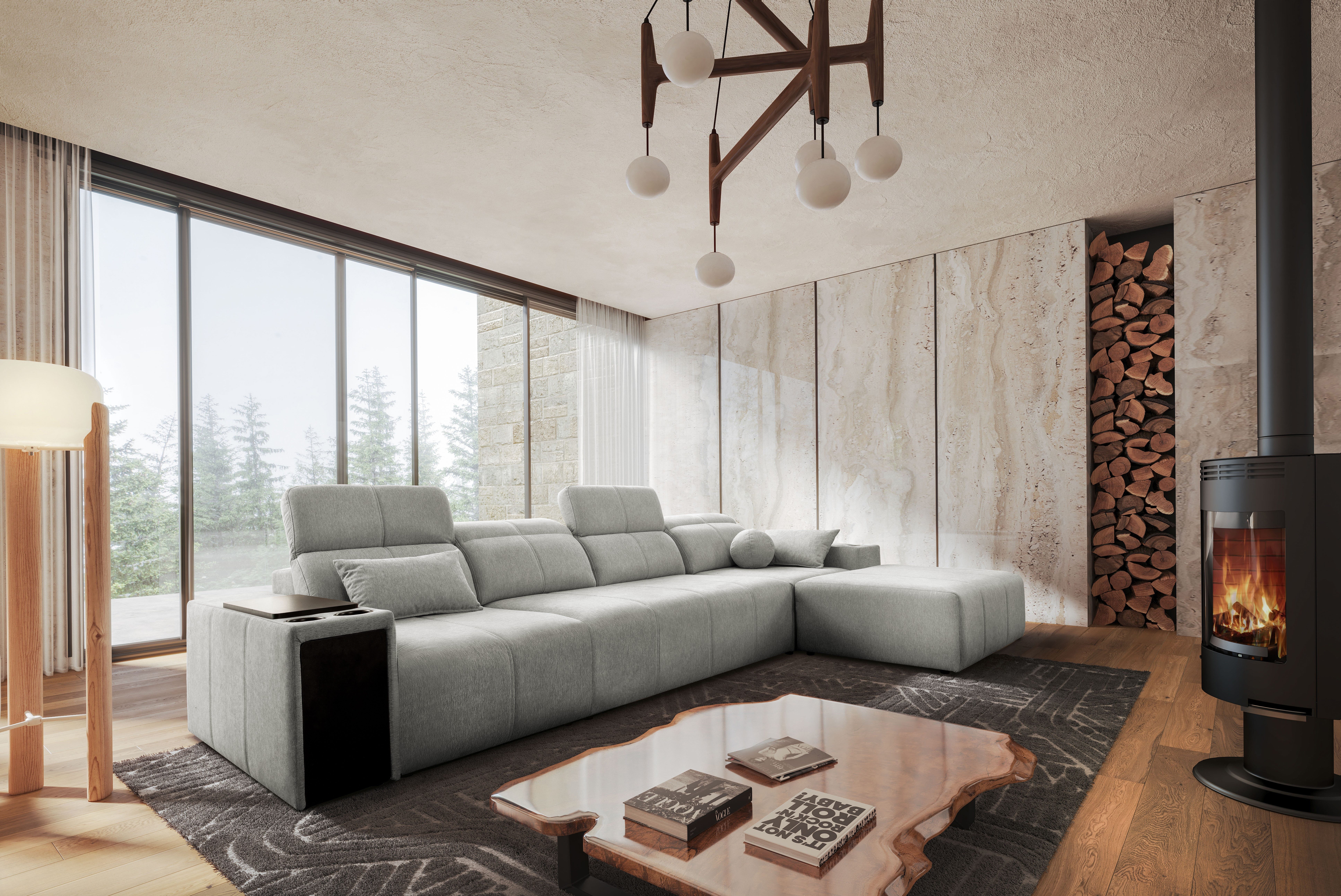 Kaiser Möbel Ecksofa mit Schlaffunktion, USB günstig online kaufen