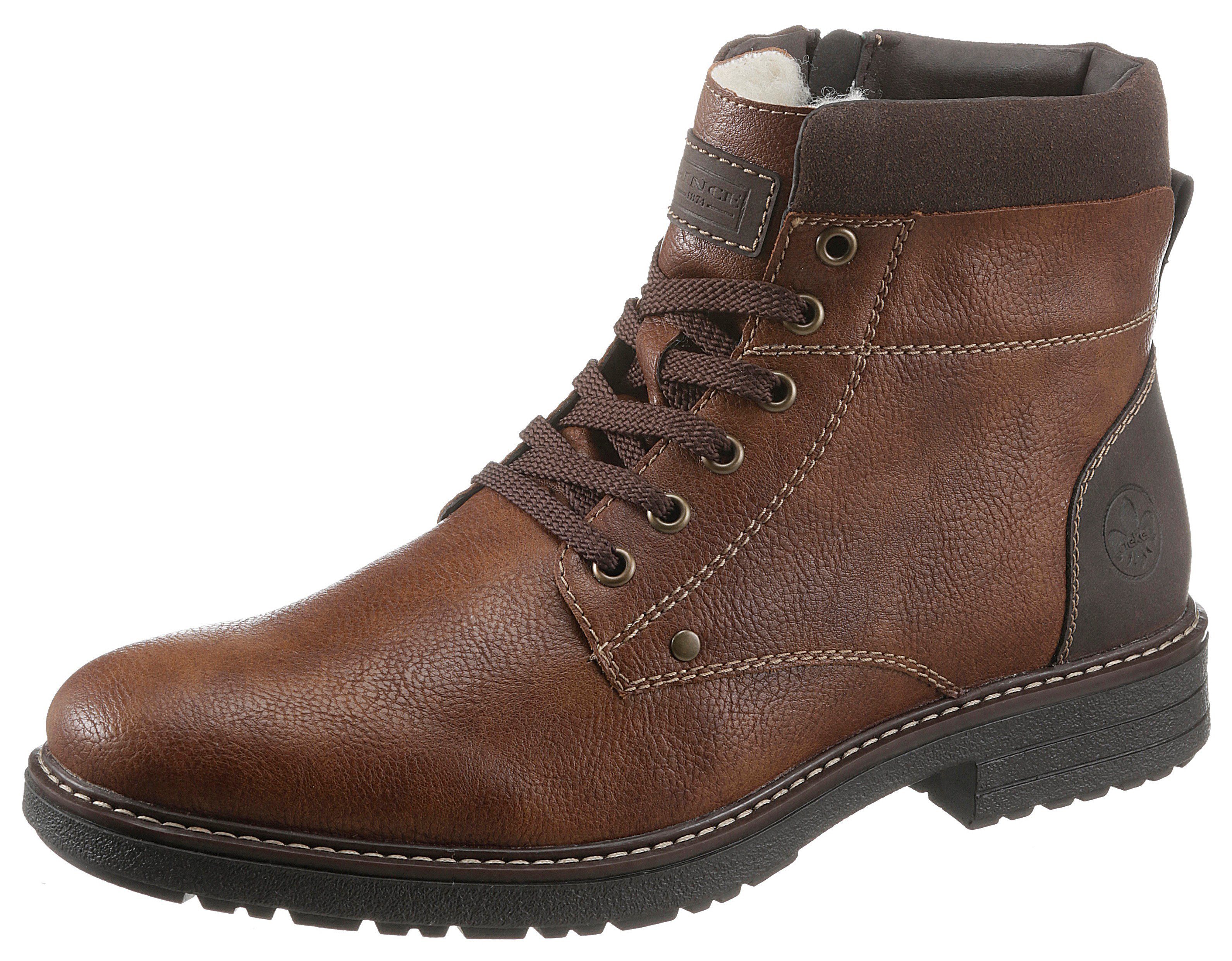 Rieker Schnürboots mit wärmendem Schurwollfutter günstig online kaufen