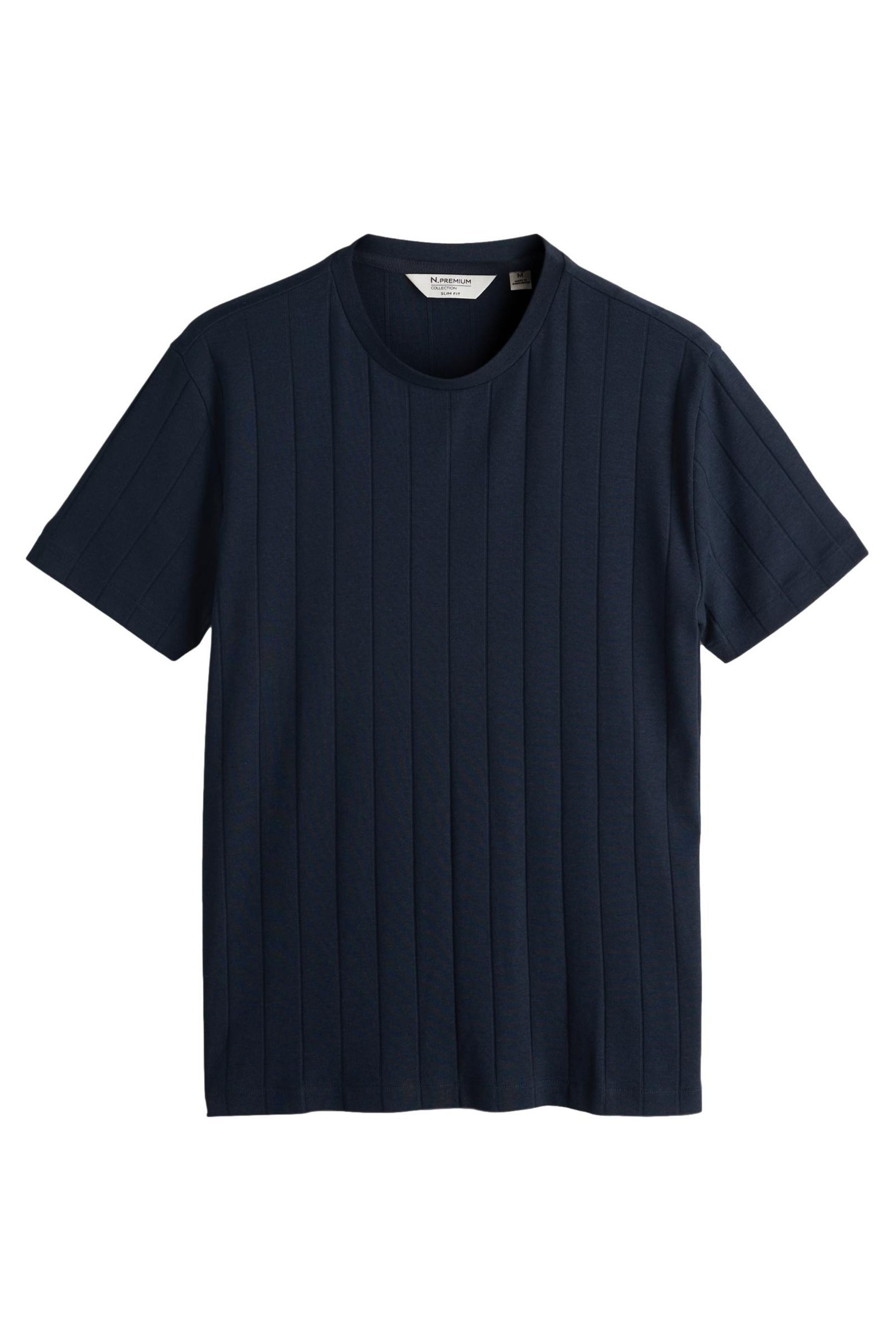 Next T-Shirt T-Shirt aus strukturiertem Modal-Baumwollgemisch (1-tlg)