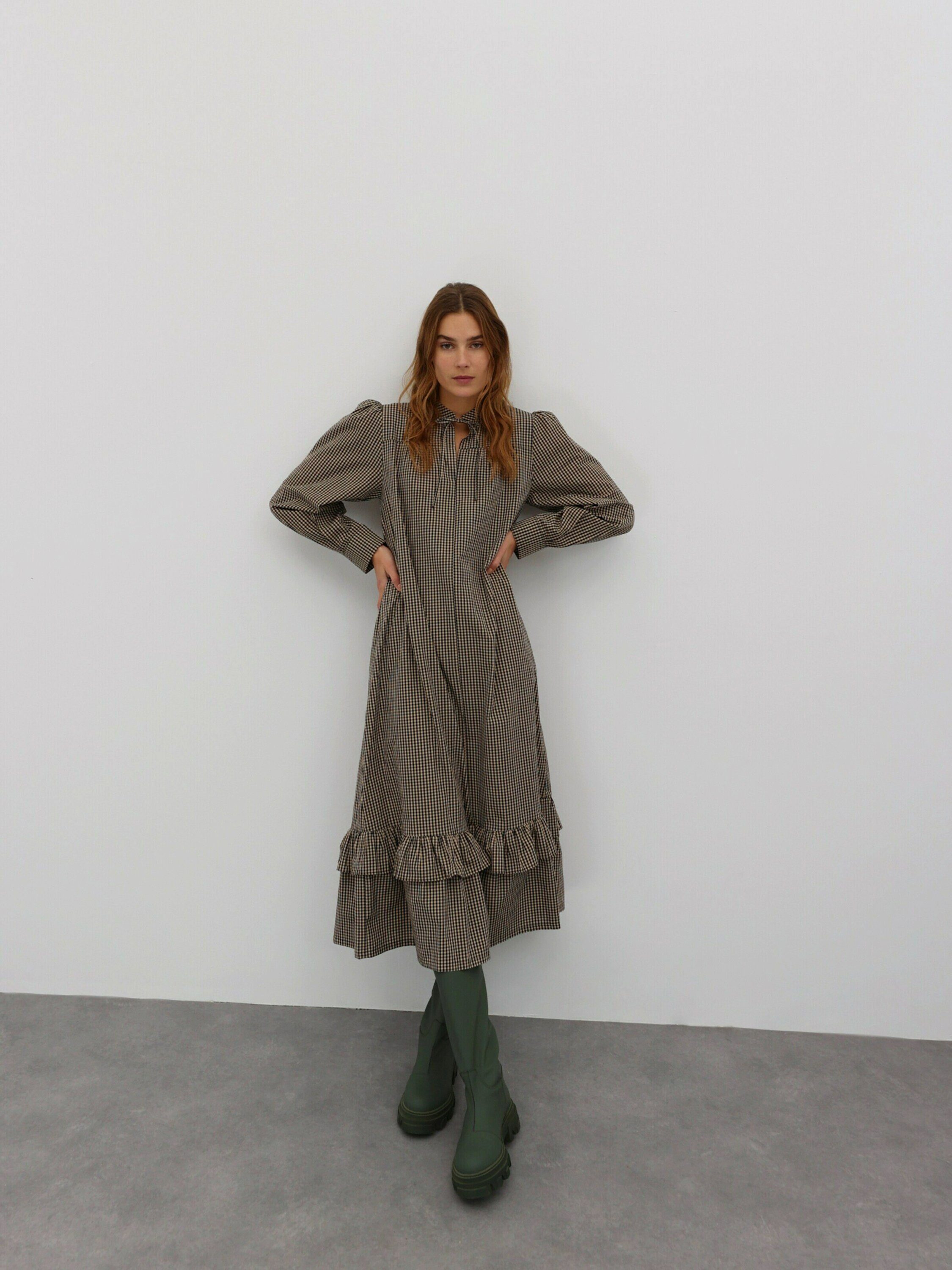 EDITED Midikleid Bellona (1-tlg) Drapiert/gerafft