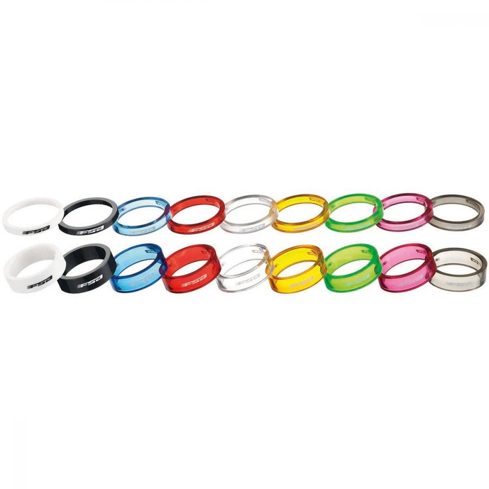 FSA Fahrradlenker FSA Vorbauspacer-Set Polycarbonat 5 mm x 1 1/8" Orange - 10er Pack Hea