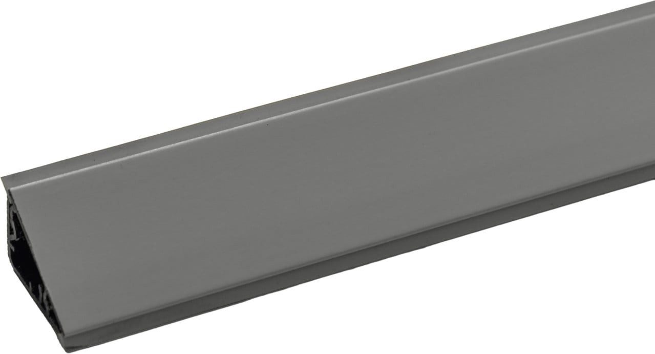Kaindl Flooring Abschlussleiste Kaindl Wandanschlusssystem 63,5 x 2,4 cm grau, Kunststoff