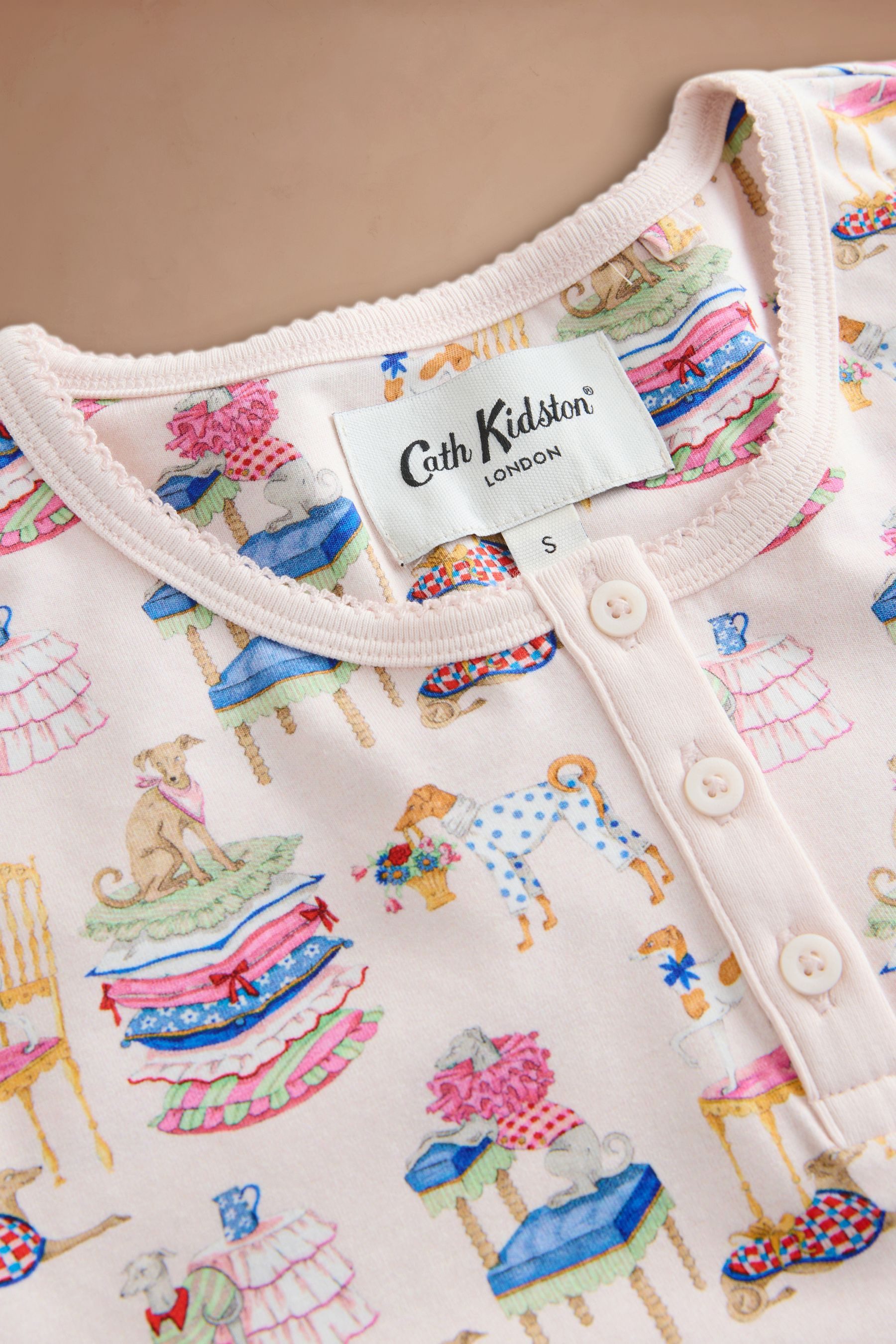 Cath Kidston Pyjama Cath Kidston Schlafanzug aus Baumwolljersey (2 tlg)