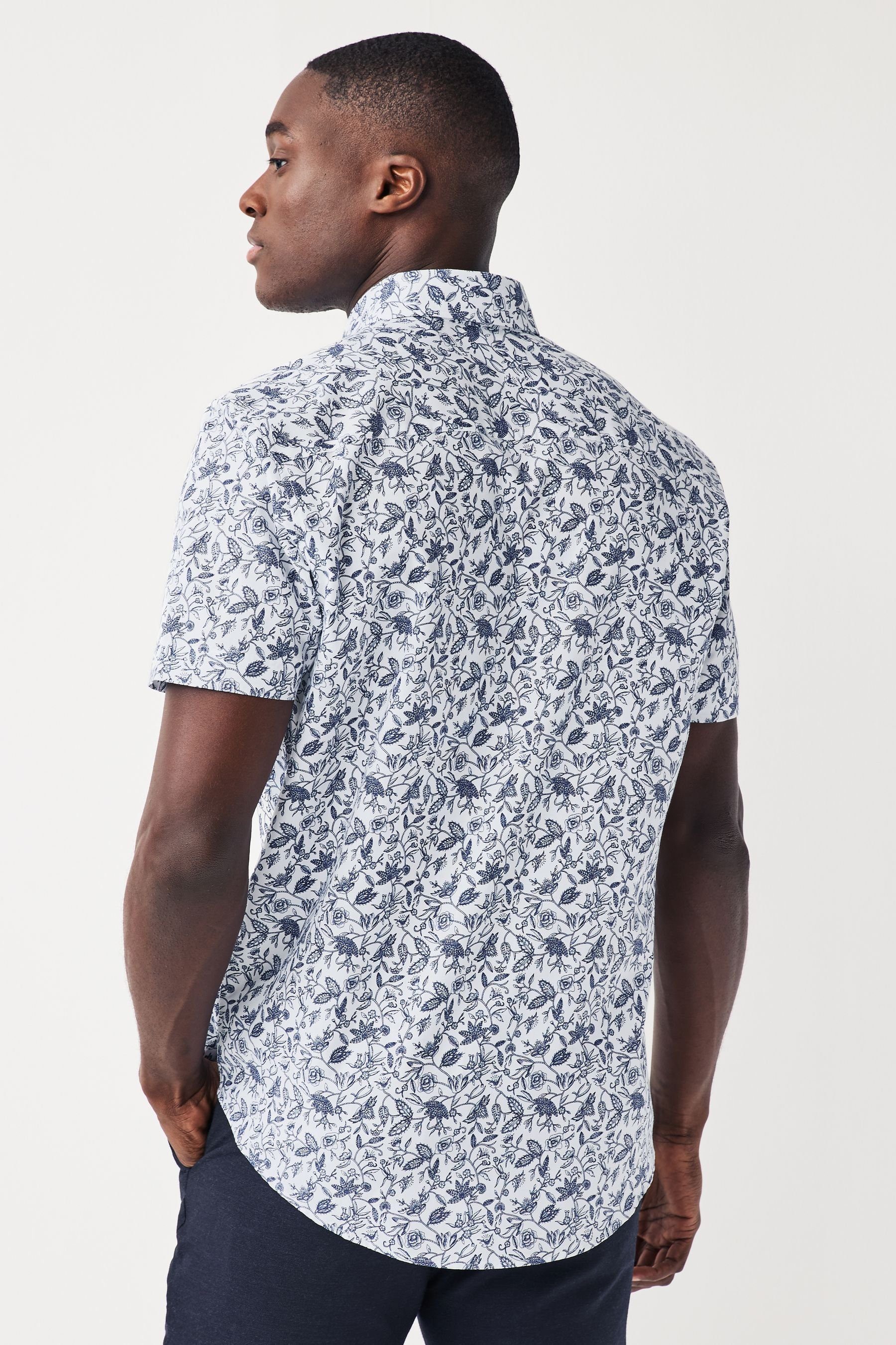 Next Businesshemd Bügelleichtes Oxford-Hemd mit Button-Down-Kragen günstig online kaufen