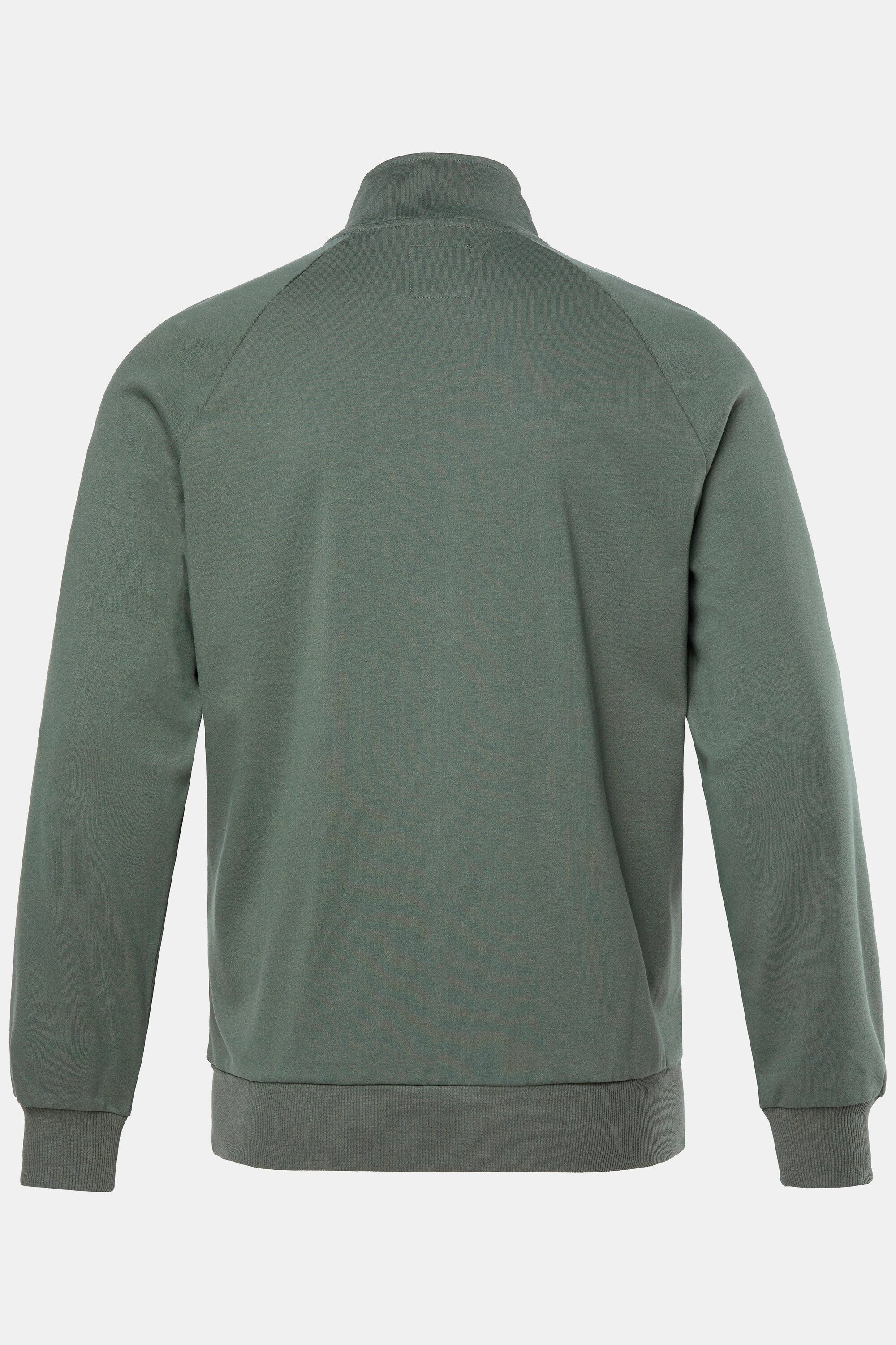 JP1880 Fleecejacke Trainingsjacke Fitness Stehkragen Brustbadge