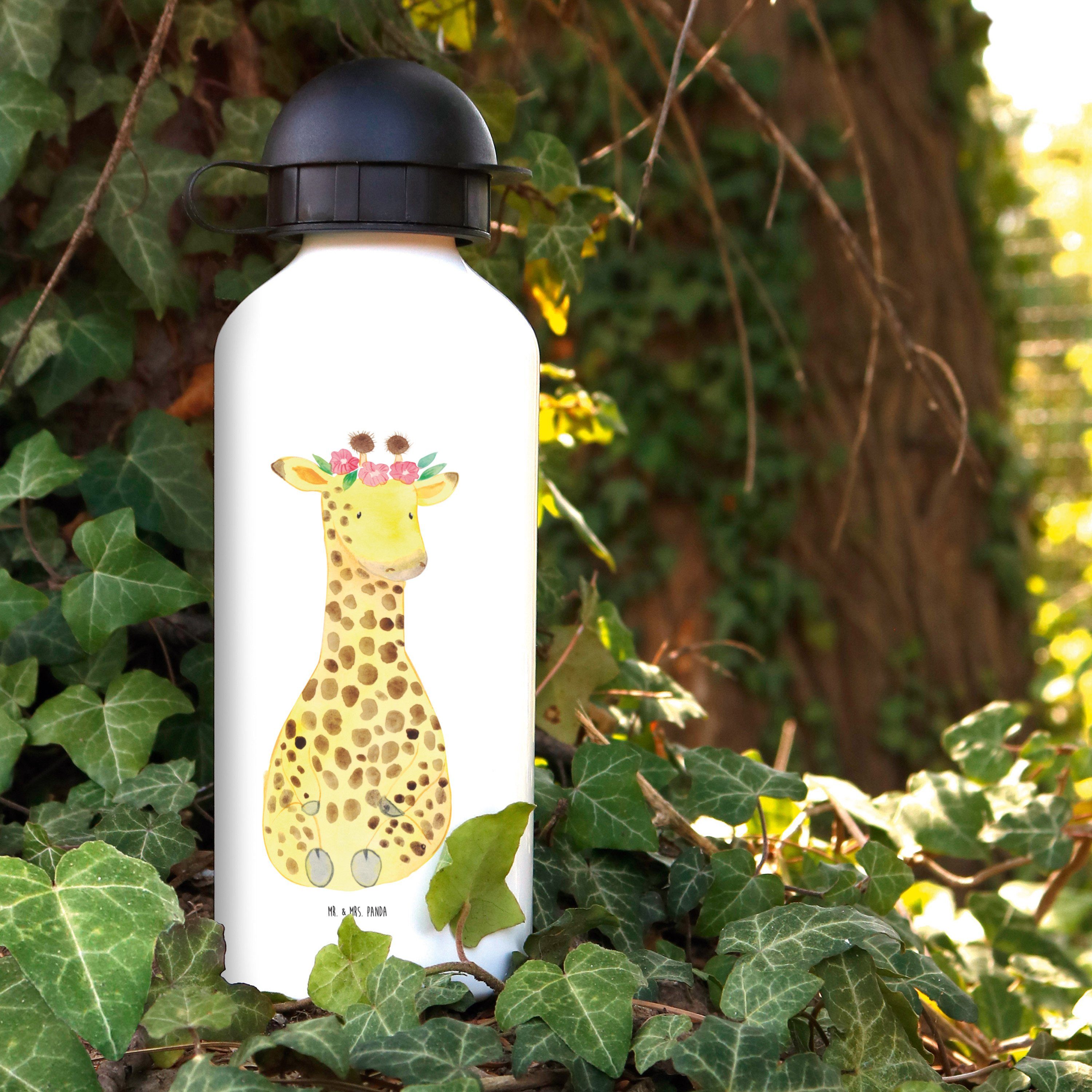 Geschenk, Weiß Abenteurer, Kids, & Giraffe Panda Trinkflasche - Mrs. Afrika, Selb Blumenkranz Mr. -