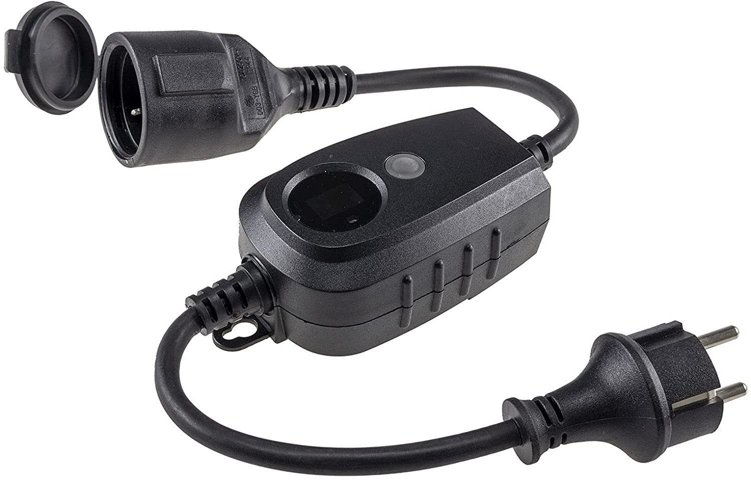 ChiliTec Zeitschaltuhr ChiliTec Steckdose mit Dämmerungssensor IP44 Aussen 230V Dämmerungssch