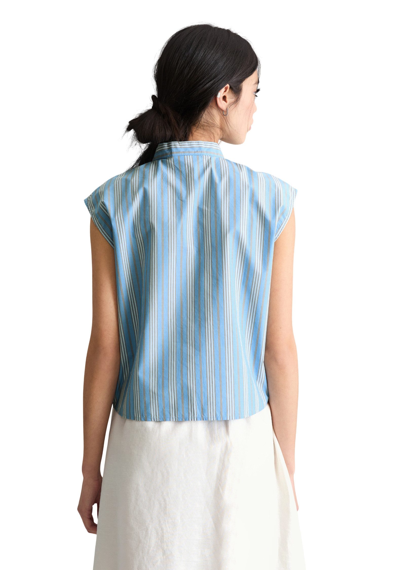 Marc O'Polo DENIM Blusentop aus Papertouch-Popeline
