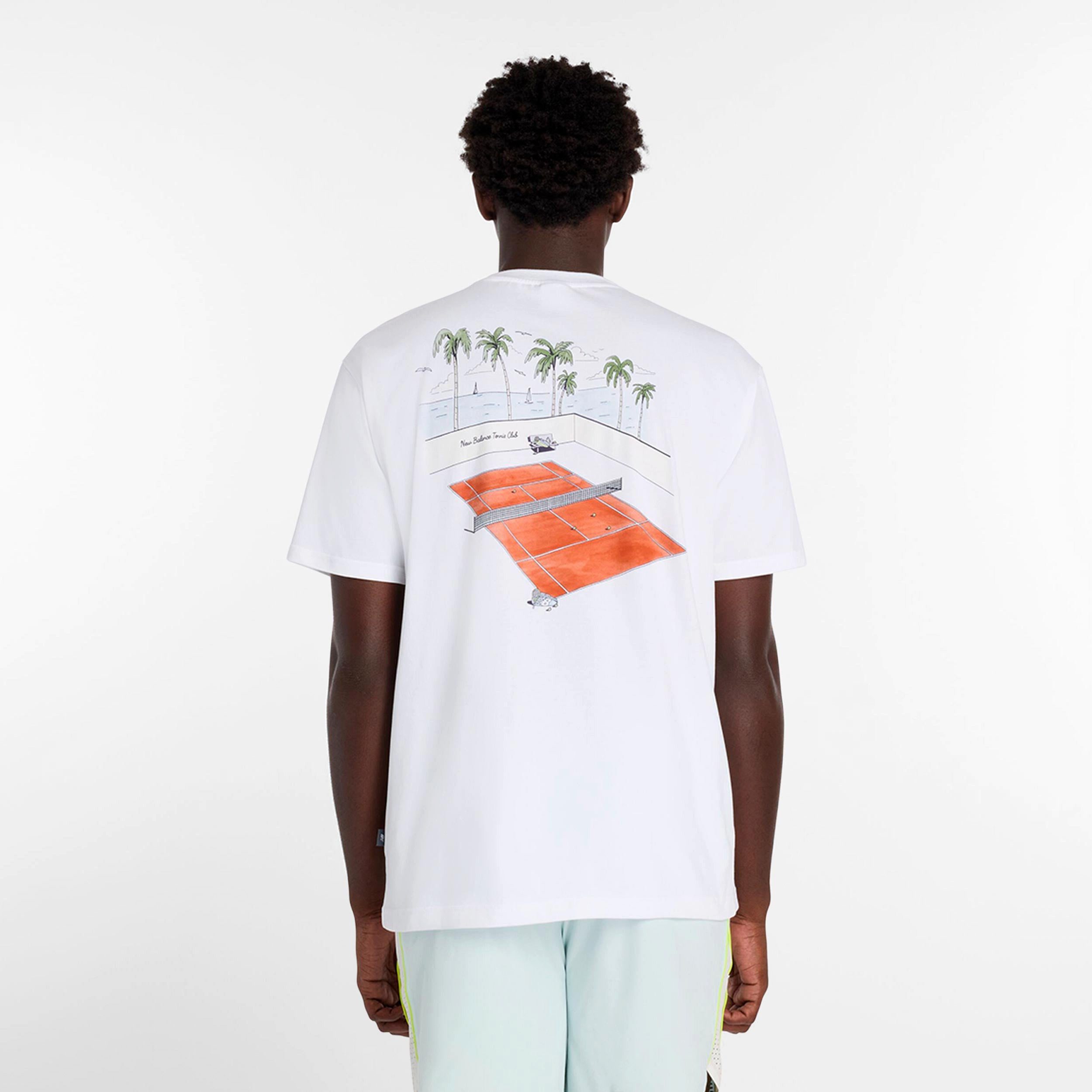 New Balance T-Shirt Tennis Graphic T Shirt