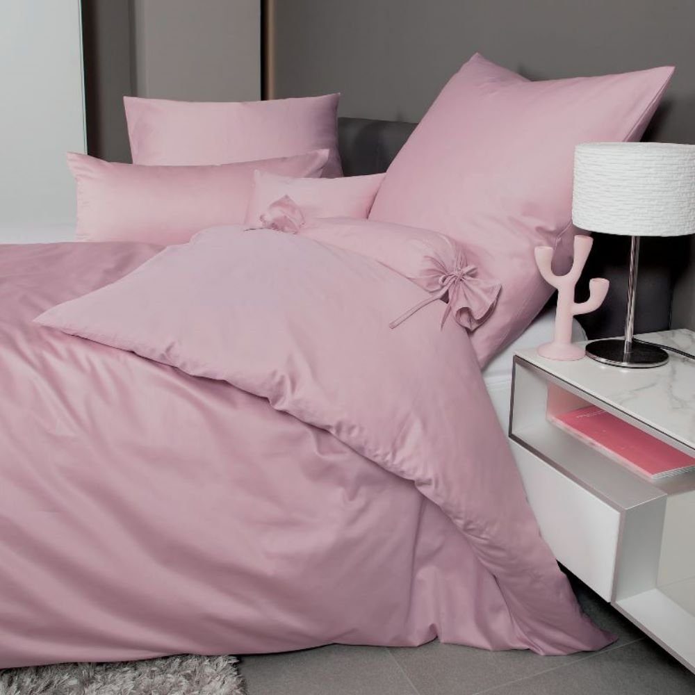 Janine Bettwäsche "Colors 31001" 2 Stk. tlg. feinfädige uni Bettwäsche für günstig online kaufen