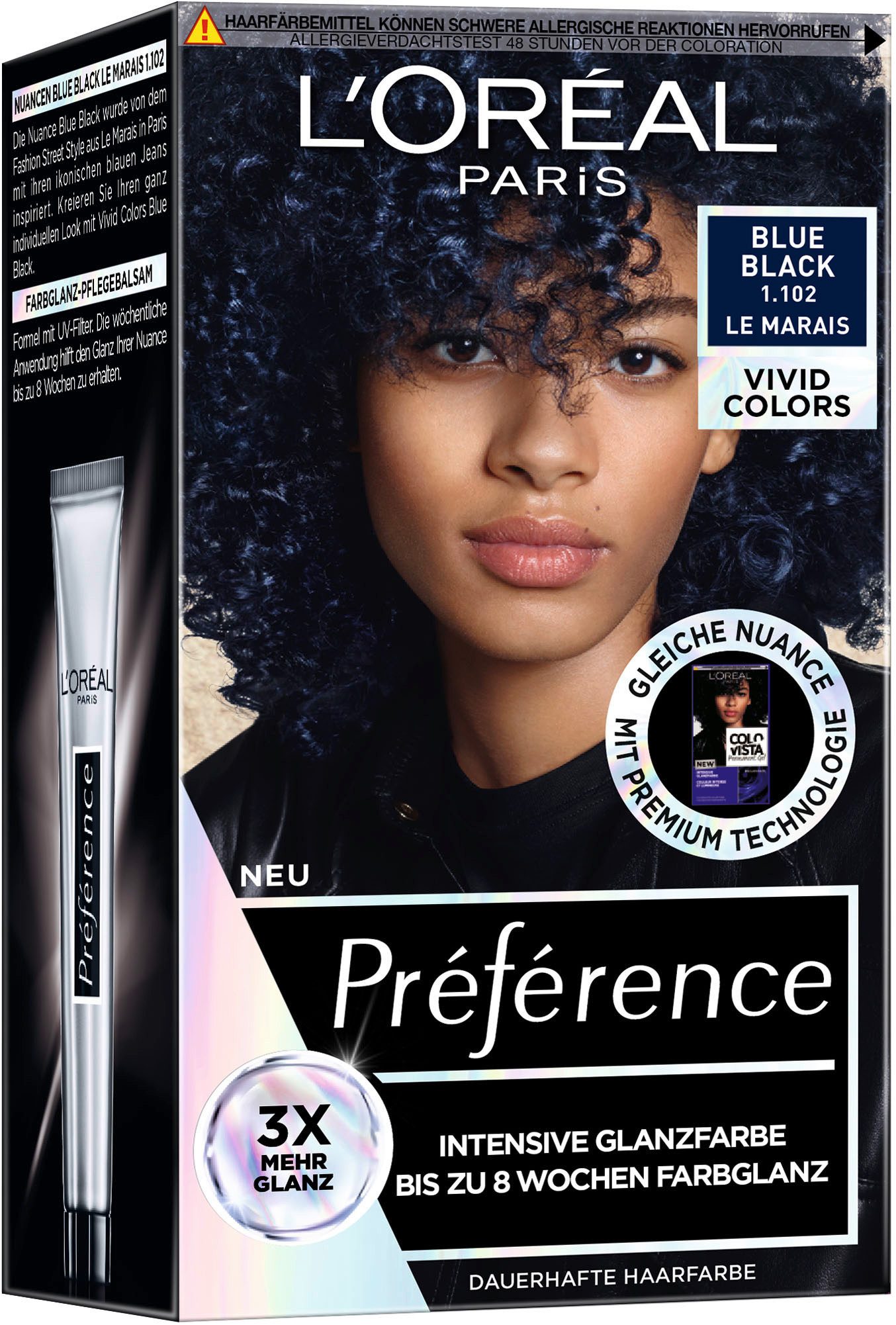L'ORÉAL PARIS Coloration PRÈFÈRENCE VIVID COLORS, Packung