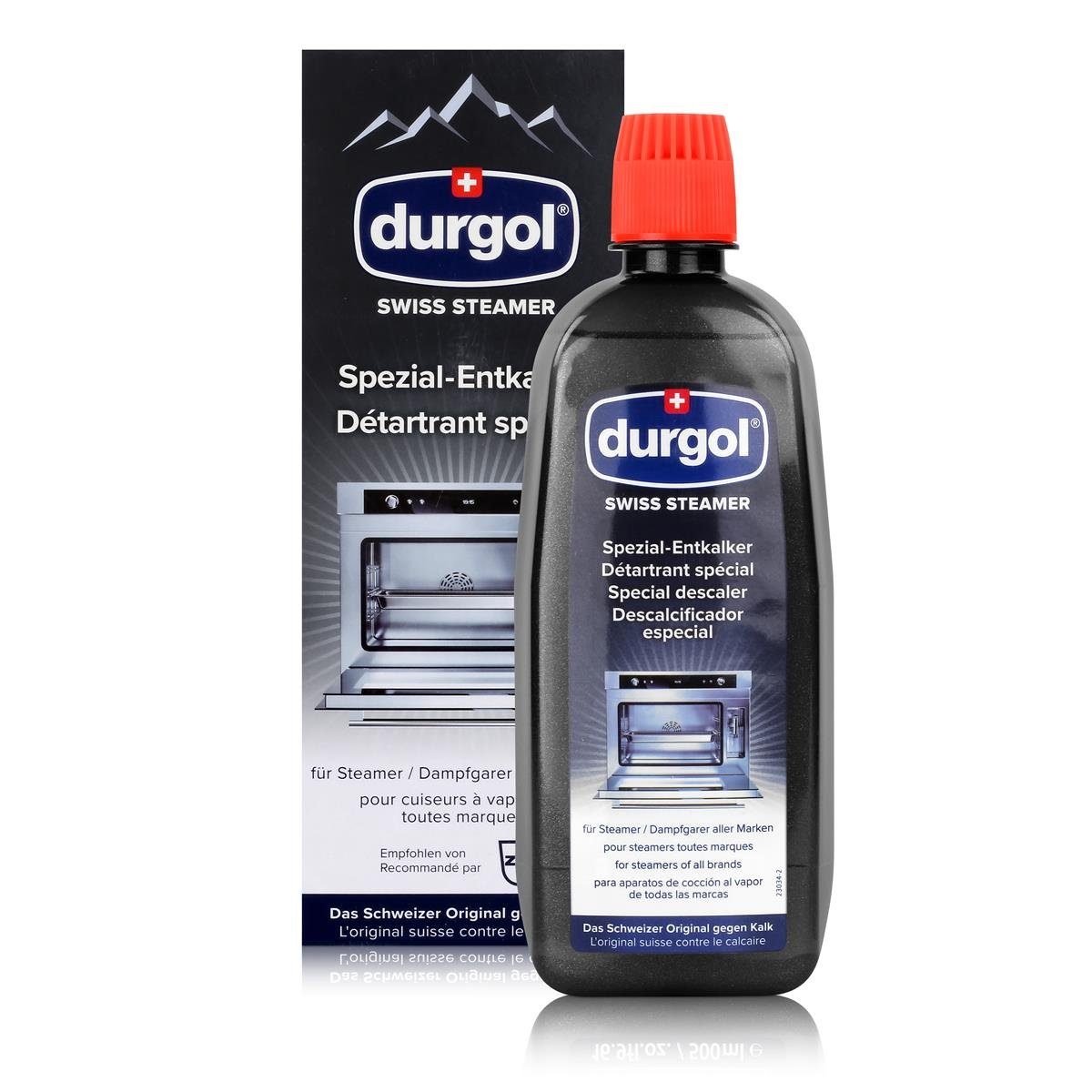 Durgol Durgol Swiss Steamer Spezial-Entkalker Dampfgarer Spezialwaschmittel (5er - 500ml Für Pac