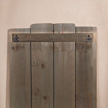 Feel2Home Garderobe Wandgarderobe 40x60CM Breath Deep 3 Kleiderhaken Flurpaneel Holz Deko, Perfekt für kleine und große Eingangsbereiche